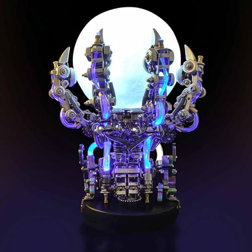 Metalkitor 3D-Metall-Puzzles für Erwachsene, Drachenklauen-Modellbausatz – Steampunk-DIY-Ornament – Montage Handwerk Gehirn-Teaser – perfekte Raumdekoration und Geschenkwahl, 800+ Stück von Metalkitor