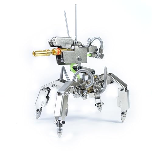 Metalkitor 3D-Metall-Puzzles für Erwachsene, Mini-1 Metallfigur, Mecha, Montagemodell, Puzzle, Bastelarbeiten, Gehirn-Teaser – perfekte Schreibtischdekoration und Geschenke (228 + Teile) von Metalkitor