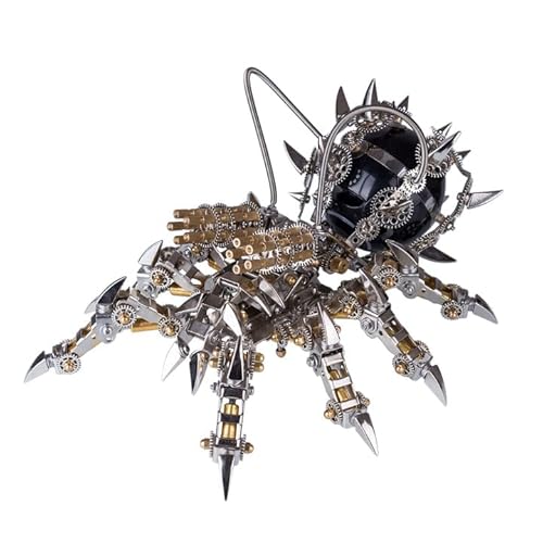 Metalkitor 3D Metall Puzzles für Erwachsene, Tarantula Spider Bluetooth Lautsprecher Modellbausatz - Steampunk DIY Ornament - Montage Handwerk Gehirn Teaser - Perfekte Raumdekoration und Geschenkwahl von Metalkitor