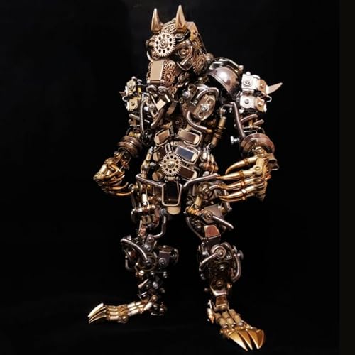 Metalkitor 3D-Metall-Puzzles für Erwachsene, Wolfsmensch-Modellbausatz – Schreibtisch-Ornament – Steampunk-DIY Handwerk – Montage Gehirn-Teaser – perfekte Raumdekoration und Geschenkauswahl, 2300+ Metalkitor 3D-Metall-Puzzles für Erwachsene, Wolfsmensch-Modellbausatz – Schreibtisch-Ornament – Steampunk-DIY Handwerk – Montage Gehirn-Teaser – perfekte Raumdekoration und Geschenkauswahl, 2300+ von Metalkitor