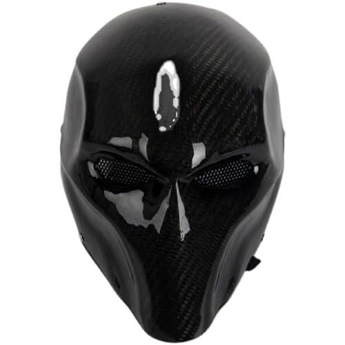 MetalloMotions Halloween Taktische Maske, Cosplay Filmrequisite Riot Schutzschild für Das Gesicht für Halloween Maske Cosplay Punk von MetalloMotions