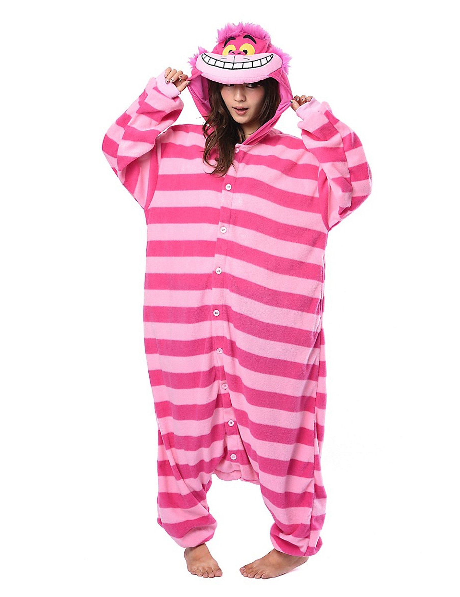Grinsekatze-Kostüm Kigurumi Alice im Wunderland pink Grinsekatze-Kostüm Kigurumi Alice im Wunderland pink von METAMORPH GmbH