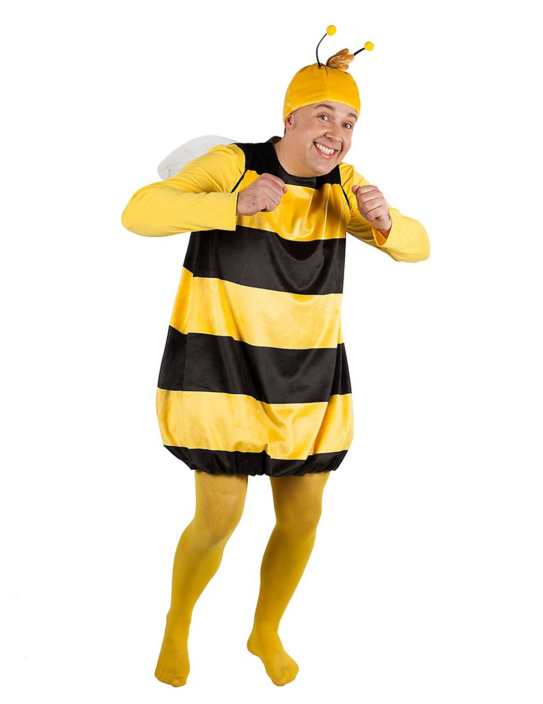 Offizielles Biene Maja-Kostüm für Männer und Frauen gelb-schwarz von METAMORPH GmbH