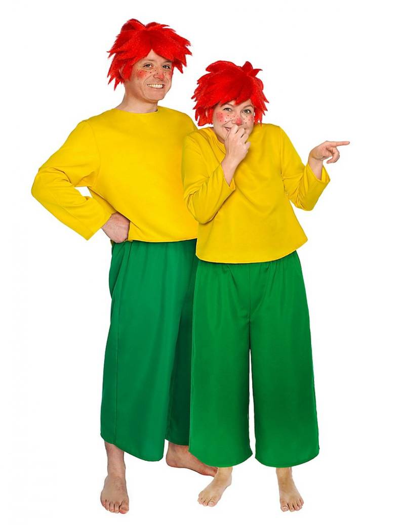 Offizielles Pumuckl-Kostüm für Männer und Frauen Lizenzkostüm gelb-grün von METAMORPH GmbH
