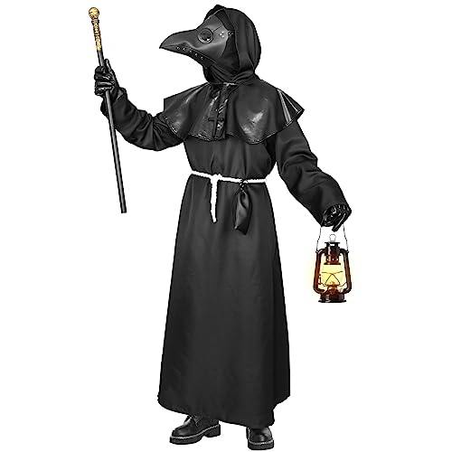 Metaparty Pest Arzt Kostüm für Erwachsene 8 Pcs Pestdoktor Kostüm Herren Pestarzt Cosplay Karneval Mittelalter Steampunk Kostüm mit Vielfältigem Zubehör Metaparty Pest Arzt Kostüm für Erwachsene 8 Pcs Pestdoktor Kostüm Herren Pestarzt Cosplay Karneval Mittelalter Steampunk Kostüm mit Vielfältigem Zubehör von Metaparty