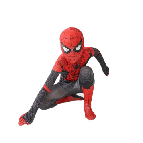 Metaparty Spiderman Kostüm für Kinder, Jumpsuit, Spiderman, Cosplay, Halloween-Kostüm, Kinder, Kostüm für (140) von Metaparty