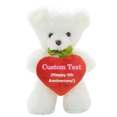 MeterBear Personalisierter Teddybär mit Herz, Teddybär mit Text Auf Herz, ValentinsGeschenke für sie Geschenke für Frauen Weihnachten Geburtstagsgeschenk für ihn Es Mir Leid Geschenke für sie (25cm) MeterBear Personalisierter Teddybär mit Herz, Teddybär mit Text Auf Herz, ValentinsGeschenke für sie Geschenke für Frauen Weihnachten Geburtstagsgeschenk für ihn Es Mir Leid Geschenke für sie (25cm) von MeterBear