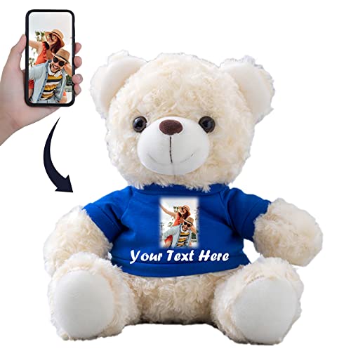 Personalisierter Geschenke Teddybär mit Text+Foto ValentinsGeschenke für sie Geschenke für Männer Weihnachten Geburtstagsgeschenk für Männer Es Mir Leid Geschenke für sie (20cm) von MeterBear