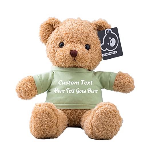 Personalisierter Geschenke Teddybär mit Text als ValentinsGeschenke für sie Geschenke für Männer Weihnachten Geburtstagsgeschenk für Männer Es Mir Leid Geschenke für sie (30cm) von MeterBear