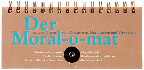 Der Moral-o-mat: 125.000 Thesen zum Diskutieren, Nachdenken und Verzweifeln. Ein spielerisches Set von Pia Frey von Metermorphosen GmbH