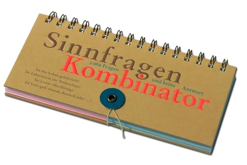 Der SinnfragenKombinator: 3969 Fragen und keine Antwort. Ein spielerisches Frageset von Pia Frey von Metermorphosen GmbH