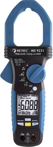 Metrel MD 9231 Stromzange digital CAT IV 600 V, CAT III 1000V Anzeige (Counts): 6000 von Metrel