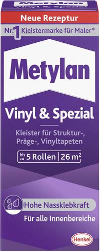Metylan Vinyl & Spezial Tapetenkleister MPVS4 180g von Metylan
