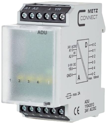 Metz Connect Analog-Digital-Wandler 24, 24 V/AC, V/DC (max) 11043513 1St. von Metz Connect