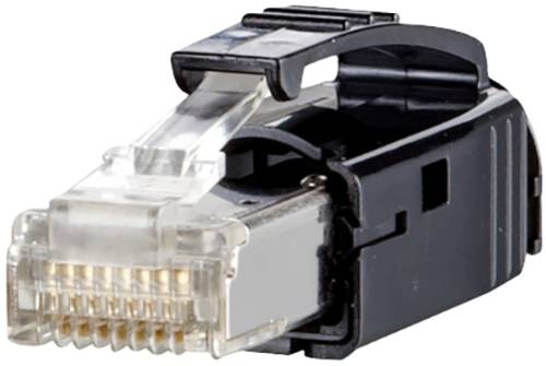 Metz Connect RJ45 Stecker schwarz Cat.6 Class EA 1401505012-E Stecker Schwarz von Metz Connect