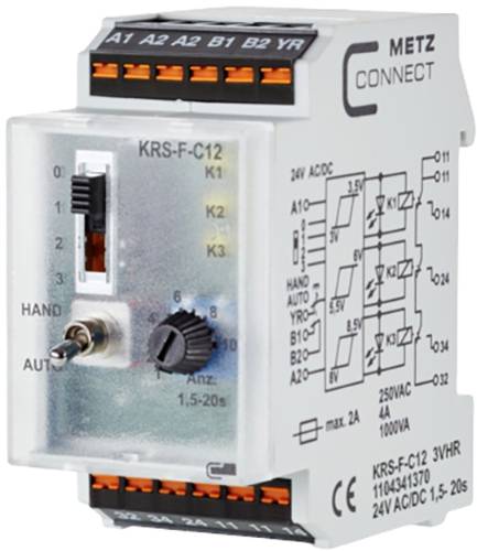 Metz Connect Schwellwertschalter 24, 24 V/AC, V/DC (max) 3 Wechsler 1104341370 1St. von Metz Connect