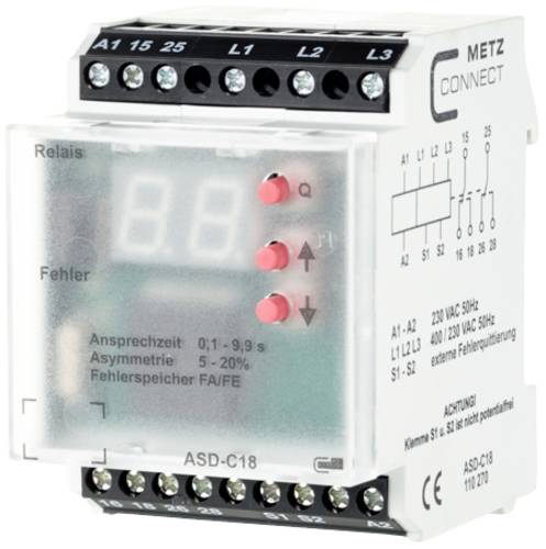 Metz Connect Überwachungsrelais 230 V/AC (max) 2 Wechsler 110270 1St. von Metz Connect