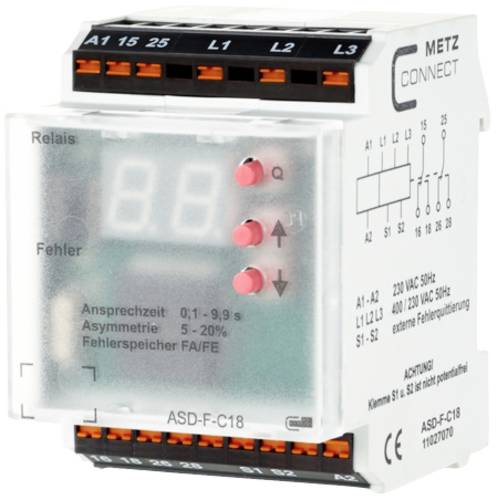 Metz Connect Überwachungsrelais 230 V/AC (max) 2 Wechsler 11027070 1St. von Metz Connect