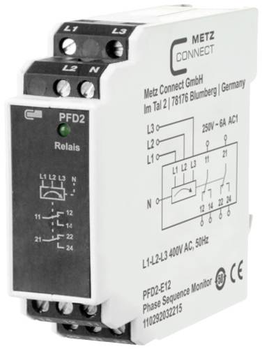 Metz Connect Überwachungsrelais 400 V/AC (max) 2 Wechsler 110292032215 1St. von Metz Connect