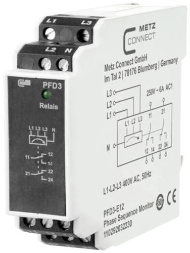 Metz Connect Überwachungsrelais 400 V/AC (max) 2 Wechsler 110292032230 1St. von Metz Connect