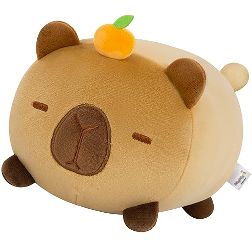 Mewaii 20 cm Plüschtier Stofftiere Kawaii Wasserschwein Plüsch Kissen Kugelfisch Kuscheltier Stofftier Spielzeug und Kissen Tolles Weihnachten Geschenk für Erwachsene Kinder Mädchen Jungen von Mewaii