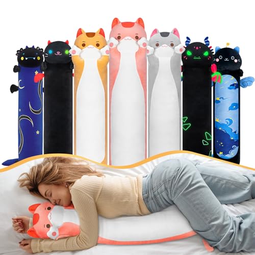 Mewaii Rosa Katze Langes Plüschtier Katze 50CM Kuscheltier Plüsch Kissen für Kinder, Ausgestopftes Tier Kuschelkissen, ab 3 Jahren Mewaii Rosa Katze Langes Plüschtier Katze 50CM Kuscheltier Plüsch Kissen für Kinder, Ausgestopftes Tier Kuschelkissen, ab 3 Jahren von Mewaii