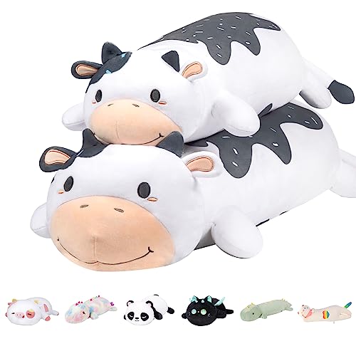 Mewaii 65CM Kawaii Kuscheltier Plüsch Kissen für Kinder Plüschtier Stofftiere Kühe Langes Wurfkissen Kawaii Plüschtier Ausgestopftes Spielzeug Stofftiere Geschenk Plüschkissen über 3 Jahren von Mewaii