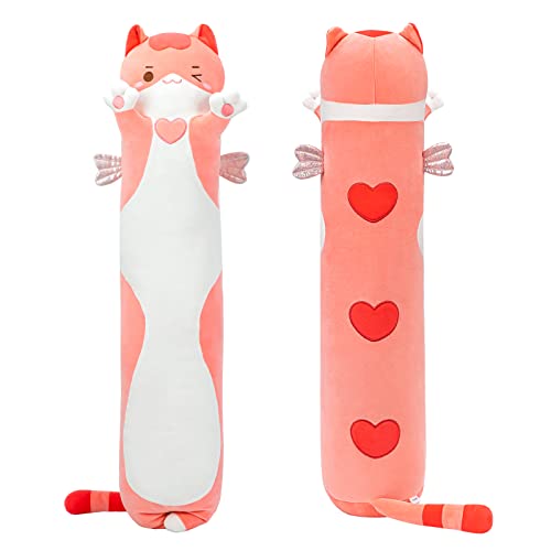 Mewaii Kuscheltier Katze 90CM Stofftiere Katzen Plüsch Kissen Lange Katze Plüschtier Ausgestopftes Tier Spielzeug Kuschelkissen Geschenk Plüschkissen Mewaii Kuscheltier Katze 90CM Stofftiere Katzen Plüsch Kissen Lange Katze Plüschtier Ausgestopftes Tier Spielzeug Kuschelkissen Geschenk Plüschkissen von Mewaii