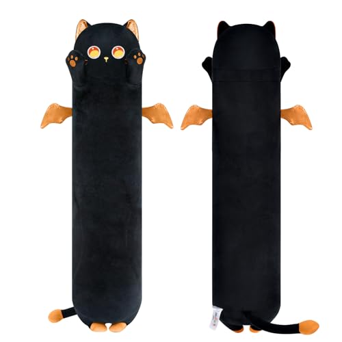 Mewaii 90CM Kuscheltier Kawaii Langes Katzen Plüsch Kissen Große Braune Augen Stofftiere Plüschtier Ausgestopftes Tier Spielzeug Kuschelkissen Geschenk Plüschkissen Mewaii 90CM Kuscheltier Kawaii Langes Katzen Plüsch Kissen Große Braune Augen Stofftiere Plüschtier Ausgestopftes Tier Spielzeug Kuschelkissen Geschenk Plüschkissen von Mewaii
