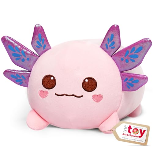 Mewaii Axolotl-Plüschtier, Niedliches Rosa Axolotl-Stofftier, Weiches Kuschelkissen, Anime-Plüschpuppe, Süßes Spielzeuggeschenk für Mädchen, Jungen und Erwachsene (20 cm) von Mewaii