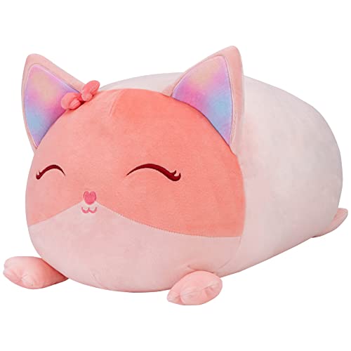 Mewaii Plüschtier Kuscheltier Stofftiere 40CM Kawaii Fuchs Plüsch Kissen Ausgestopftes Kuscheltiere Tier Spielzeug Spielzeug Kuschelkissen Weihnachten Geschenk für Kinder Mädchen Jungen Erwachsener von Mewaii