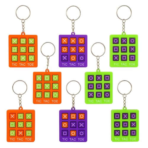8PCS Tic Tac Toe Spiel Schlüsselanhänger für Kinder ab 8 Jahren, Mini Mitgebsel Schlüsselanhänger für Jungen und Mädchen, Geschenke für Weihnachten, Kindergeburtstag und Klassenpartys, Zufällige Farbe 8PCS Tic Tac Toe Spiel Schlüsselanhänger für Kinder ab 8 Jahren, Mini Mitgebsel Schlüsselanhänger für Jungen und Mädchen, Geschenke für Weihnachten, Kindergeburtstag und Klassenpartys, Zufällige Farbe von Mewtush