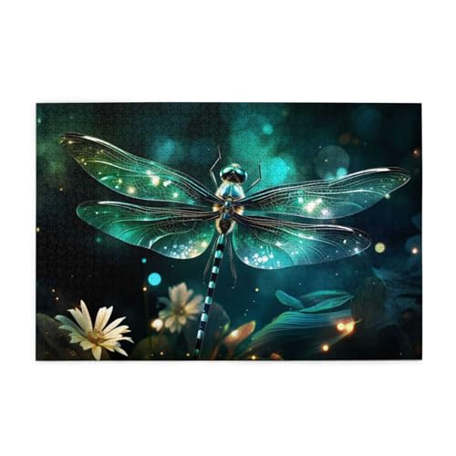 Mexpekil 1000 Teile Puzzles für Erwachsene Glitzer Libelle Holzpuzzles Herausfordernde Puzzlespiele für Jugendliche Geschenke Mexpekil 1000 Teile Puzzles für Erwachsene Glitzer Libelle Holzpuzzles Herausfordernde Puzzlespiele für Jugendliche Geschenke von Mexpekil