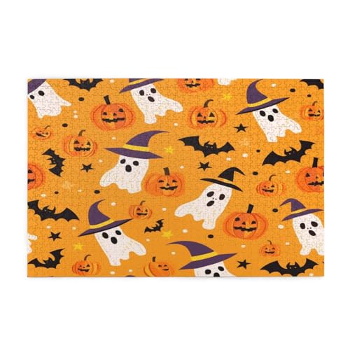 Mexpekil 1000 Teile Puzzles für Erwachsene Niedliche Halloween Geist Kürbisse Fledermäuse Holzpuzzles Herausfordernde Puzzlespiele für Jugendliche Geschenke Mexpekil 1000 Teile Puzzles für Erwachsene Niedliche Halloween Geist Kürbisse Fledermäuse Holzpuzzles Herausfordernde Puzzlespiele für Jugendliche Geschenke von Mexpekil