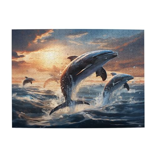 Mexpekil 500 Teile Puzzles für Erwachsene Meerspringender Delfin Holzpuzzles Herausfordernde Puzzlespiele für Jugendliche Geschenke Mexpekil 500 Teile Puzzles für Erwachsene Meerspringender Delfin Holzpuzzles Herausfordernde Puzzlespiele für Jugendliche Geschenke von Mexpekil