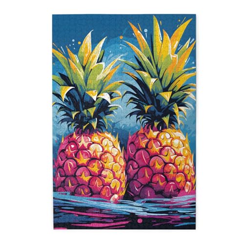 Mexpekil Ananas-Aquarell-Puzzles für Erwachsene, 1000 Teile, Holzpuzzles für Erwachsene, Lernspiele für Erwachsene, Geschenke, Heimdekoration Mexpekil Ananas-Aquarell-Puzzles für Erwachsene, 1000 Teile, Holzpuzzles für Erwachsene, Lernspiele für Erwachsene, Geschenke, Heimdekoration von Mexpekil