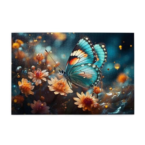 Mexpekil Blauer Schmetterling Blumen 1000 Teile Puzzle für Erwachsene Holzpuzzles Erwachsene Puzzle Lernspiele für Erwachsene Geschenke Wohnkultur Mexpekil Blauer Schmetterling Blumen 1000 Teile Puzzle für Erwachsene Holzpuzzles Erwachsene Puzzle Lernspiele für Erwachsene Geschenke Wohnkultur von Mexpekil