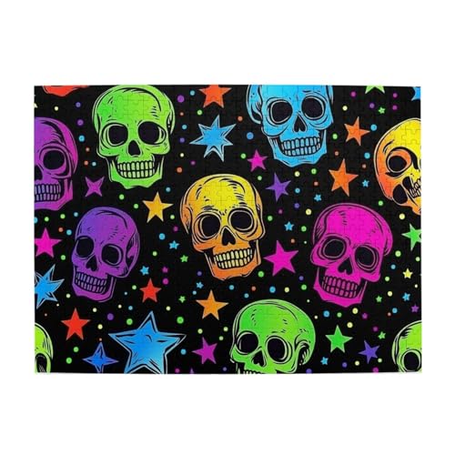 Mexpekil Cartoon Skulls Star 500 Teile Puzzles für Erwachsene Holzpuzzles Erwachsene Puzzle Lernspiele für Erwachsene Geschenke Wohnkultur Mexpekil Cartoon Skulls Star 500 Teile Puzzles für Erwachsene Holzpuzzles Erwachsene Puzzle Lernspiele für Erwachsene Geschenke Wohnkultur von Mexpekil