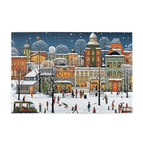 Mexpekil Christmas Eve Street City 1000 Teile Puzzles für Erwachsene Holzpuzzles Erwachsene Puzzle Lernspiele für Erwachsene Geschenke Wohnkultur Mexpekil Christmas Eve Street City 1000 Teile Puzzles für Erwachsene Holzpuzzles Erwachsene Puzzle Lernspiele für Erwachsene Geschenke Wohnkultur von Mexpekil