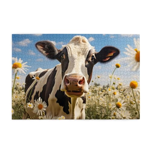 Mexpekil Daisy Cow 1000 Teile Puzzle für Erwachsene Holzpuzzles Erwachsene Puzzle Lernspiele für Erwachsene Geschenke Wohnkultur Mexpekil Daisy Cow 1000 Teile Puzzle für Erwachsene Holzpuzzles Erwachsene Puzzle Lernspiele für Erwachsene Geschenke Wohnkultur von Mexpekil