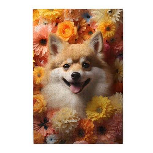 Mexpekil Flower Dog 1000 Teile Puzzle für Erwachsene Holzpuzzles Erwachsene Puzzle Lernspiele für Erwachsene Geschenke Wohnkultur Mexpekil Flower Dog 1000 Teile Puzzle für Erwachsene Holzpuzzles Erwachsene Puzzle Lernspiele für Erwachsene Geschenke Wohnkultur von Mexpekil