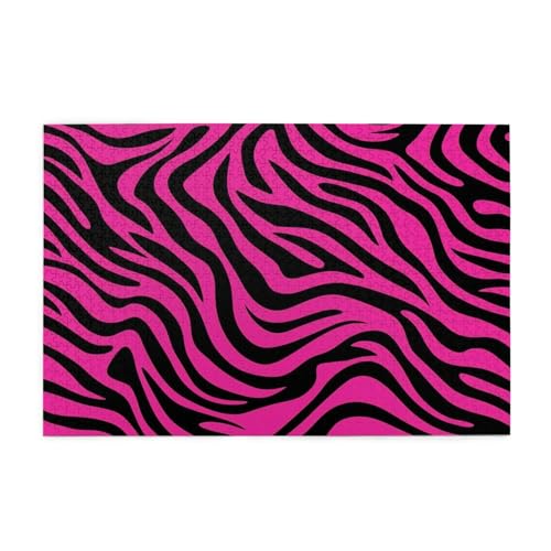 Mexpekil Hot Pink Zebra Print Muster 1000 Teile Puzzle für Erwachsene Holzpuzzles Erwachsene Puzzle Lernspiele für Erwachsene Geschenke Wohnkultur Mexpekil Hot Pink Zebra Print Muster 1000 Teile Puzzle für Erwachsene Holzpuzzles Erwachsene Puzzle Lernspiele für Erwachsene Geschenke Wohnkultur von Mexpekil