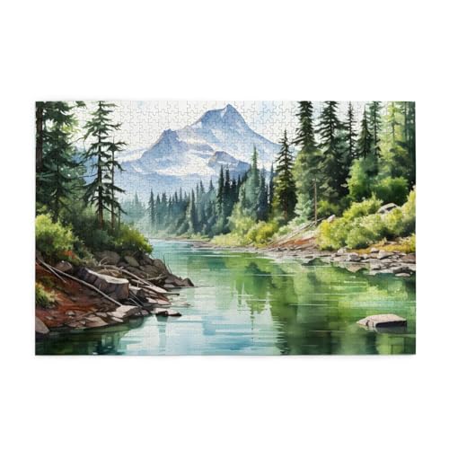Mexpekil Mountain Forest River 1000 Teile Puzzle für Erwachsene Holzpuzzles Erwachsene Puzzle Lernspiele für Erwachsene Geschenke Wohnkultur Mexpekil Mountain Forest River 1000 Teile Puzzle für Erwachsene Holzpuzzles Erwachsene Puzzle Lernspiele für Erwachsene Geschenke Wohnkultur von Mexpekil