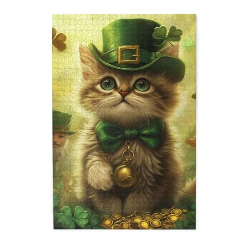 Mexpekil Niedliche Katzenhut-Klee 1000 Teile Puzzles für Erwachsene Holzpuzzles Erwachsene Puzzle Lernspiele für Erwachsene Geschenke Wohnkultur Mexpekil Niedliche Katzenhut-Klee 1000 Teile Puzzles für Erwachsene Holzpuzzles Erwachsene Puzzle Lernspiele für Erwachsene Geschenke Wohnkultur von Mexpekil