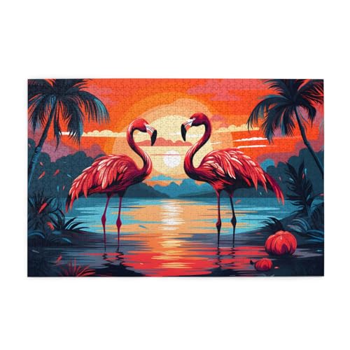 Mexpekil Sonnenuntergang Flamingo Baum 1000 Teile Puzzles für Erwachsene Holzpuzzles Erwachsene Puzzle Lernspiele für Erwachsene Geschenke Wohnkultur Mexpekil Sonnenuntergang Flamingo Baum 1000 Teile Puzzles für Erwachsene Holzpuzzles Erwachsene Puzzle Lernspiele für Erwachsene Geschenke Wohnkultur von Mexpekil