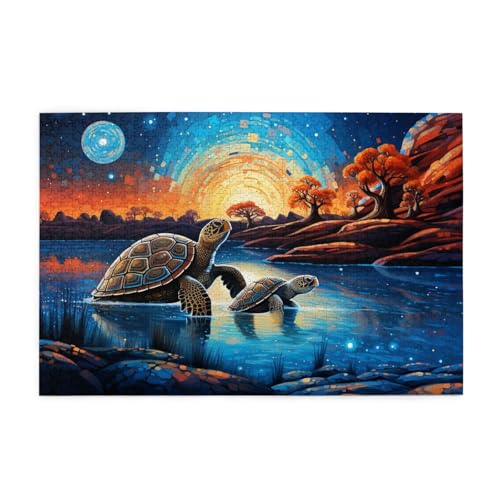 Mexpekil Turtles Art Lake 1000 Teile Puzzle für Erwachsene Holzpuzzles Erwachsene Puzzle Lernspiele für Erwachsene Geschenke Wohnkultur Mexpekil Turtles Art Lake 1000 Teile Puzzle für Erwachsene Holzpuzzles Erwachsene Puzzle Lernspiele für Erwachsene Geschenke Wohnkultur von Mexpekil