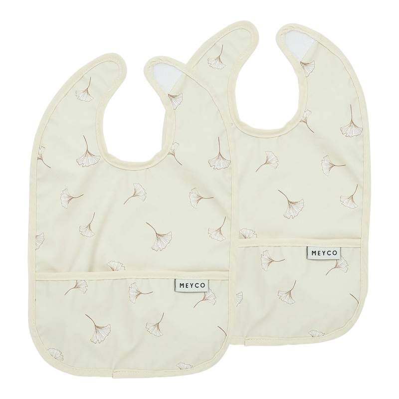 Meyco Baby 2er-Pack Lätzchen mit Auffangschale von Meyco Baby