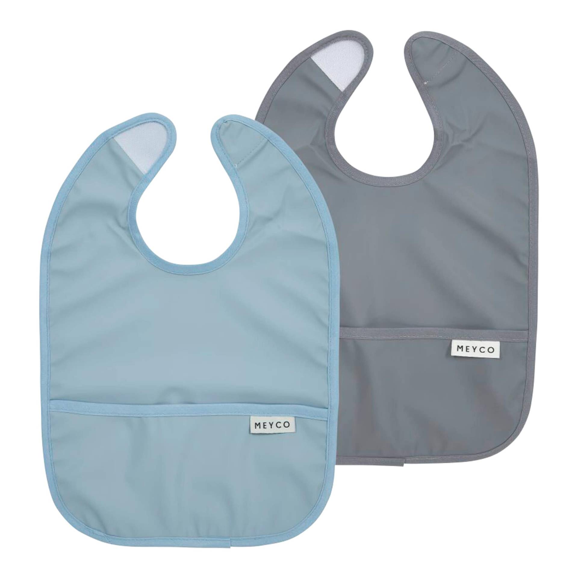 Meyco Baby 2er Pack Lätzchen mit Auffangschale von Meyco Baby
