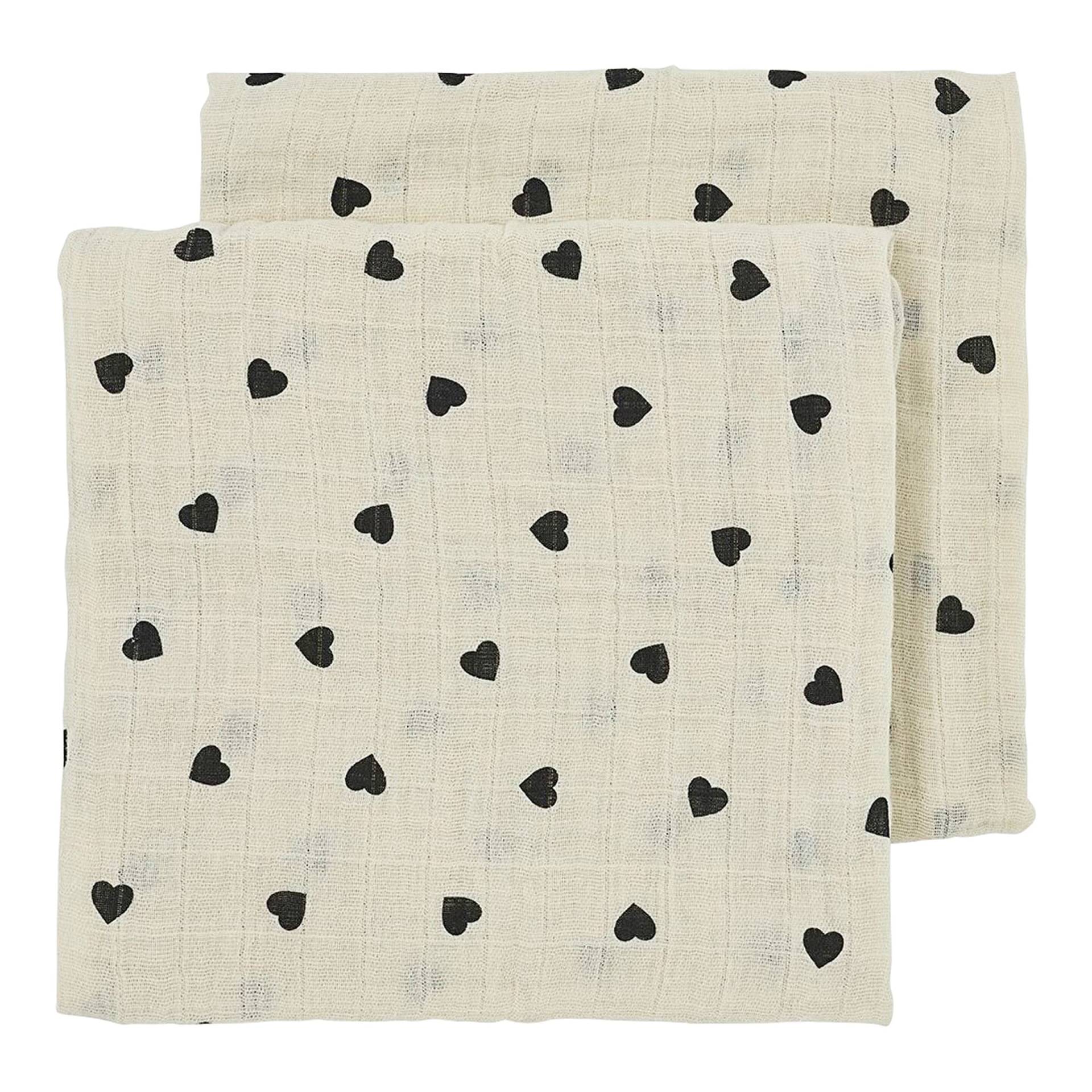 Meyco Baby 2er-Pack Mullwindeln 70x70 cm Meyco Baby 2er-Pack Mullwindeln 70x70 cm von Meyco Baby