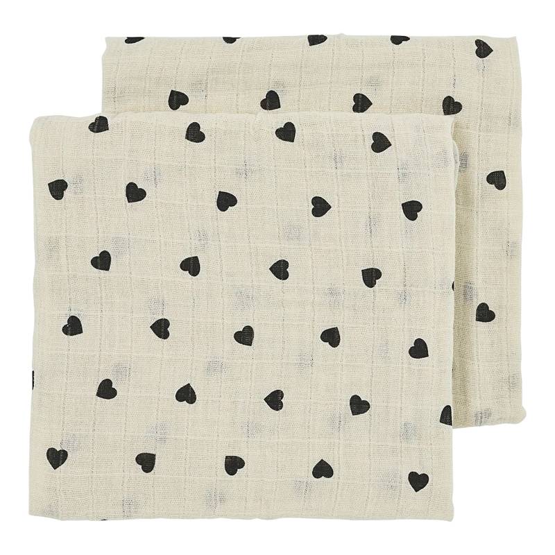 Meyco Baby 2er-Pack Mullwindeln 70x70 cm von Meyco Baby